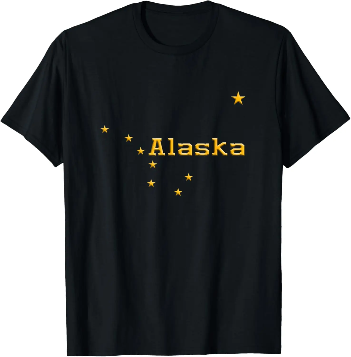 Alaska T-Shirt State Flag Astrology Big Dipper Polaris Tee T-Shirt