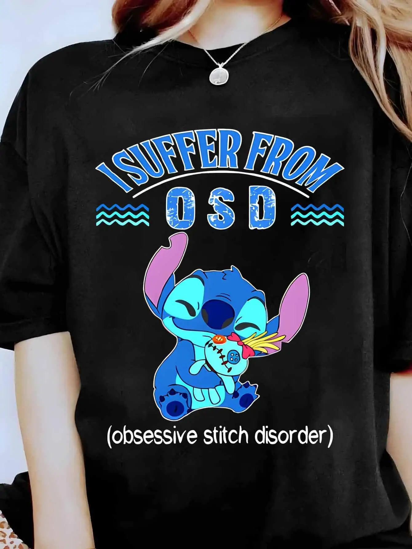 

Disney "I Suffer From OSD" Men's and Women's T-shirt - Short Sleeve Retro Fashion Stitch Casual