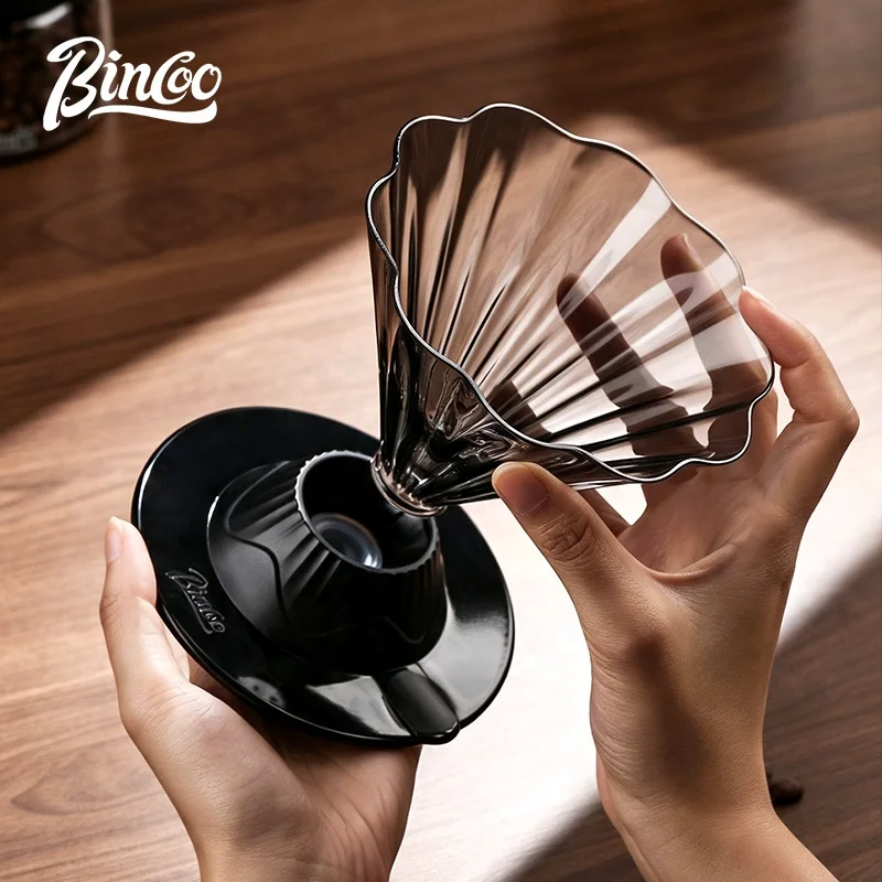 BINCOO Petal‑Style Glass Smart - Coffee Dripper V60 ulasan dan harga