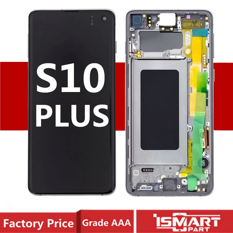 

For Samsung Galaxy S10 Plus LCD Touch Screen Digitizer Replacement TFT Display G9750 G975N G975F G975U