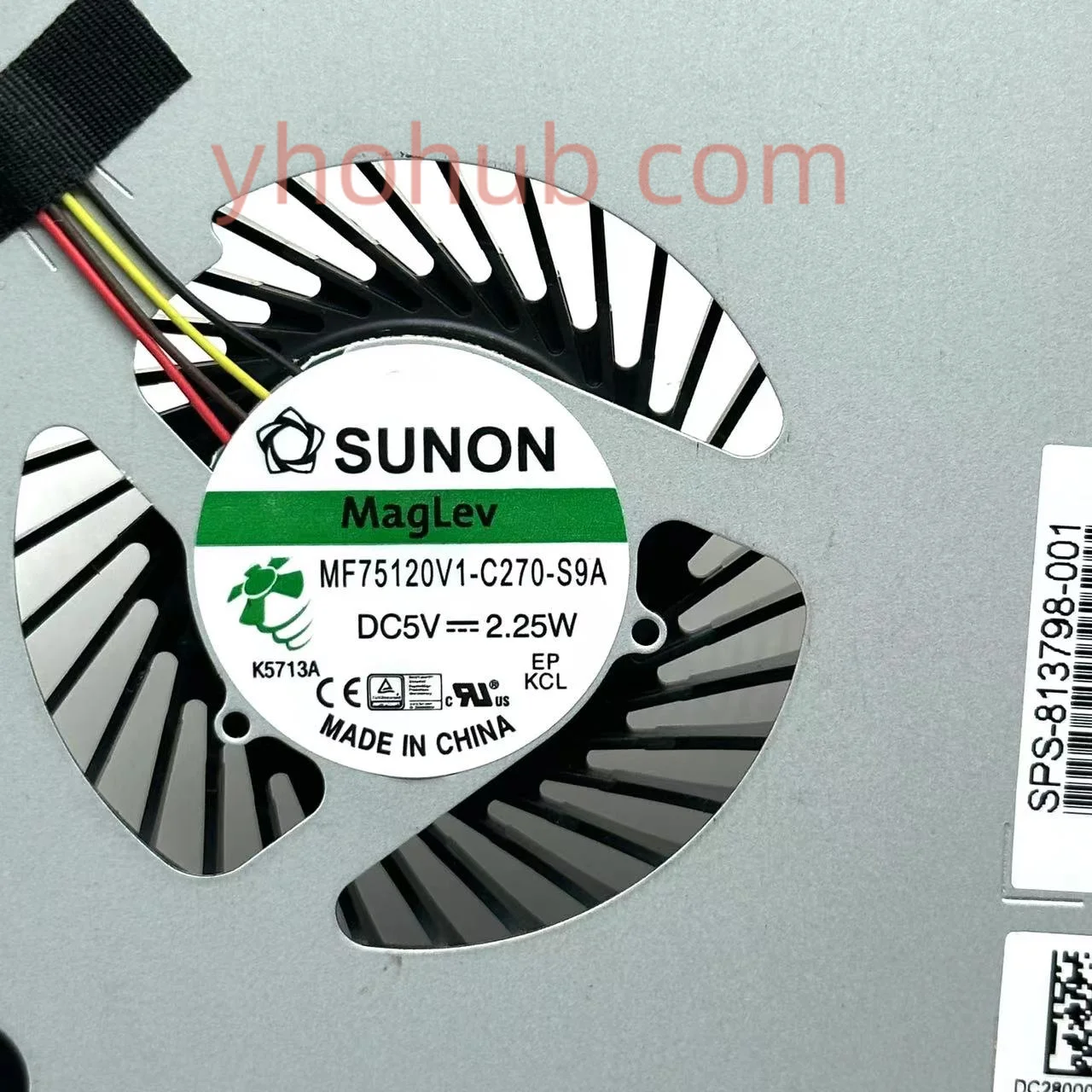 SUNON MF75120V1-C270-S9A DC 5V 4-Wire Cooling Fan
