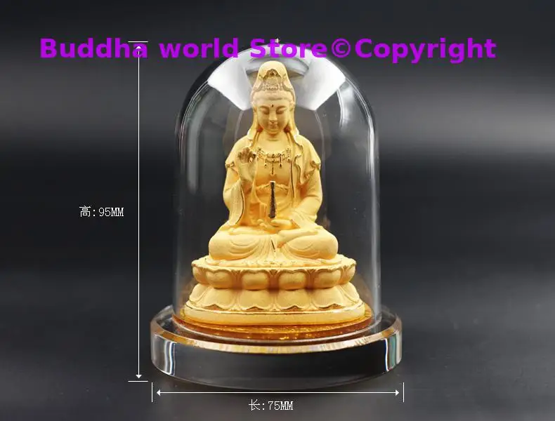 2025 Thailand Southeast Asia HOME CAR Patron saint Automobile ornaments golden Avalokitesvara Guan yin Buddha statue