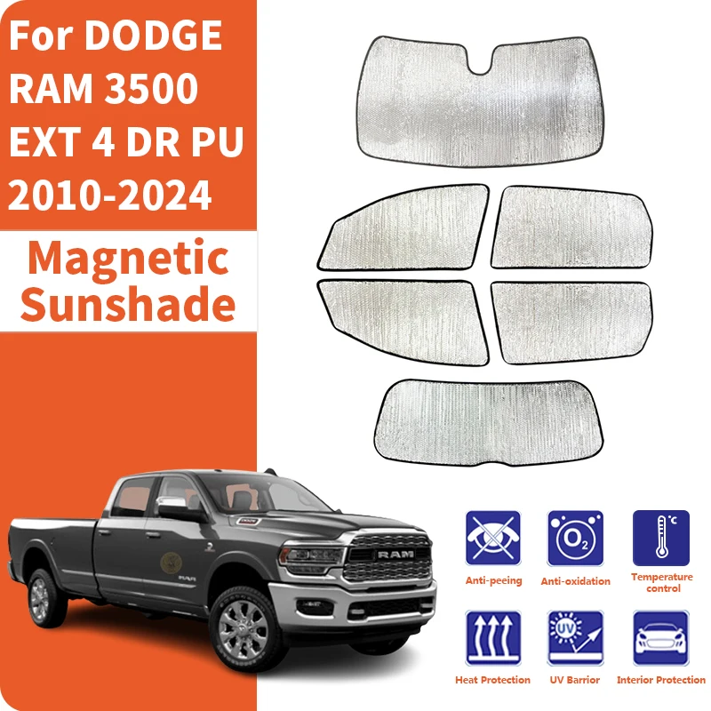 

Солнцезащитные шторки для окон автомобиля, защита от ультрафиолета, аксессуары для DODGE RAM 3500 EXT 4 DR PU 2010-2024