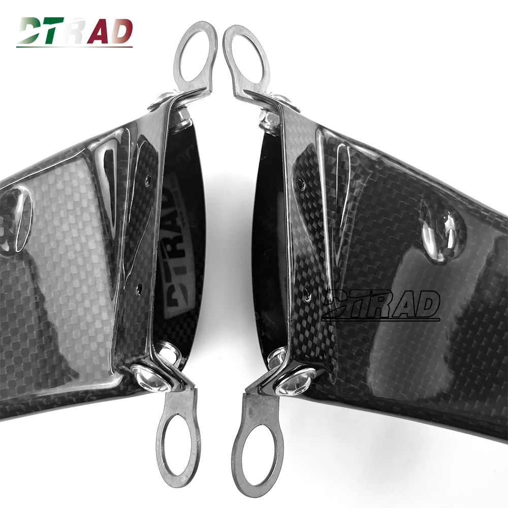 Motorcycle Air Ducts Brake Caliper Radiator Cover For DUCATI PANIGALE V2 899 959 1199 1299 Hyper 950 Multistrada V4 Carbon Fiber