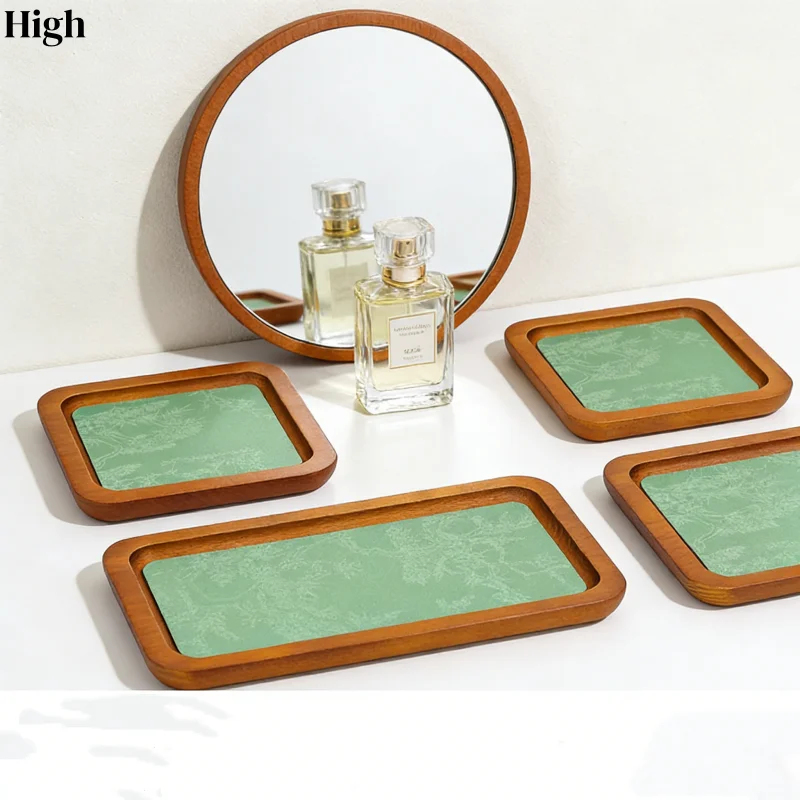 

Vintage Solid Wood Jewelry Tray, Palace Style Ring Bracelet Beads Organizer, Antique Collector’s Display & Appraisal Plate