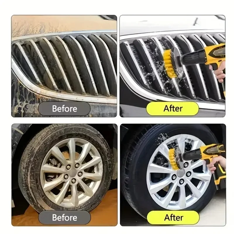 Spazzola per pulizia, spazzola per trapano elettrico, spazzola in plastica per trapano elettrico, spazzola per trapano elettrico domestico