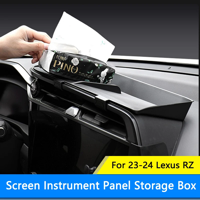 TAJIAN Car Screen Instrument Panel Storage Box Interior Accessories Modification For 23-24 Lexus RZ