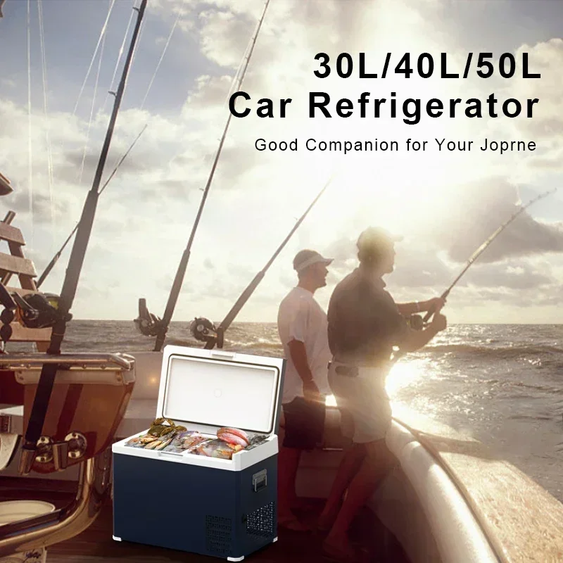 %a المحمولة 12 فولت 40L صندوق تبريد إعادة تدوير سيارة صغيرة 12 فولت ضاغط الثلاجة ثلاجة صغيرة للتخييم في الهواء الطلق قافلة Rv #2