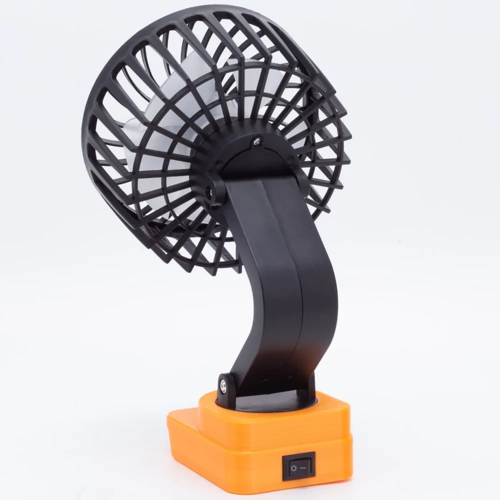 Imagem -04 - Ventilador de Íon de Lítio Portátil para Worx 20v 4pin Lithium-ion Wa3551.1 Wa3561 3563 3564 3567 3864 3553 para Pesca Interna Acampamento Externa