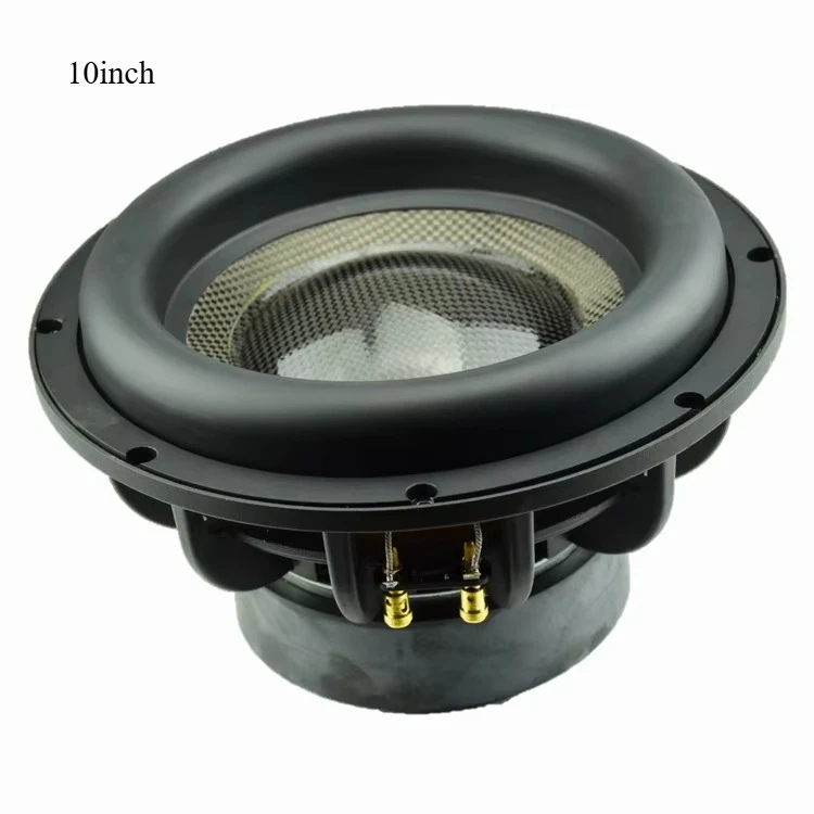 

(1pcs speaker)Factory OEM 10 Inch Big Carbon Fiber Basin Woofer Speakers 4Ohm/8Ohm Super Woofer Horn Subwoofer Speaker for Home