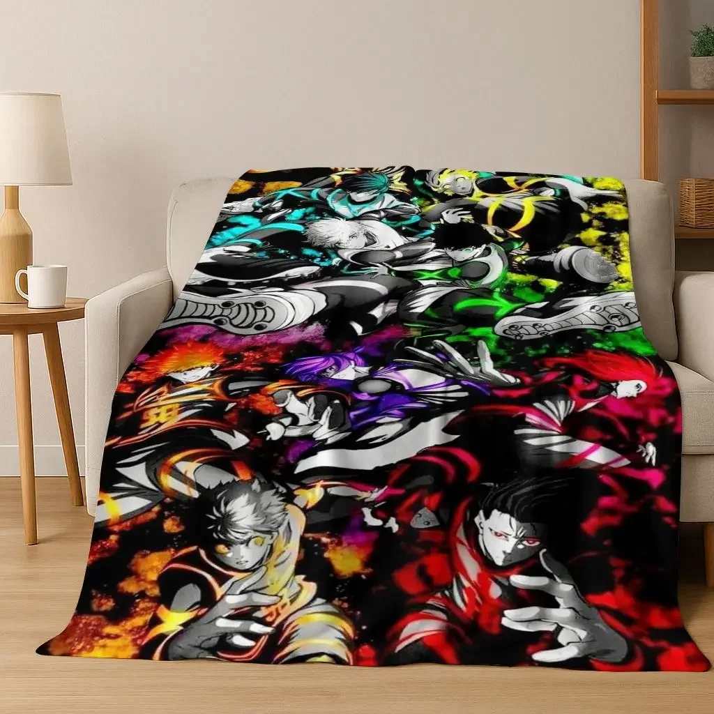 

Cartoon BLUE LOCK Football Anime Isagi D Flannel Blanket Warm Cozy Soft Throw for Home Bedroom Bed Sofa Cover Kids
