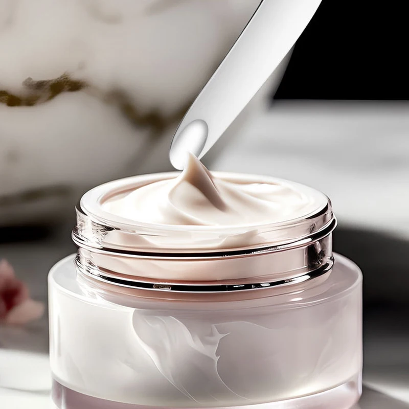 Spatola per Toner per trucco in acciaio inossidabile Double-end cucchiaio per crema cosmetica strumento per la miscelazione del fondotinta strumento per il trucco cosmetico con custodia