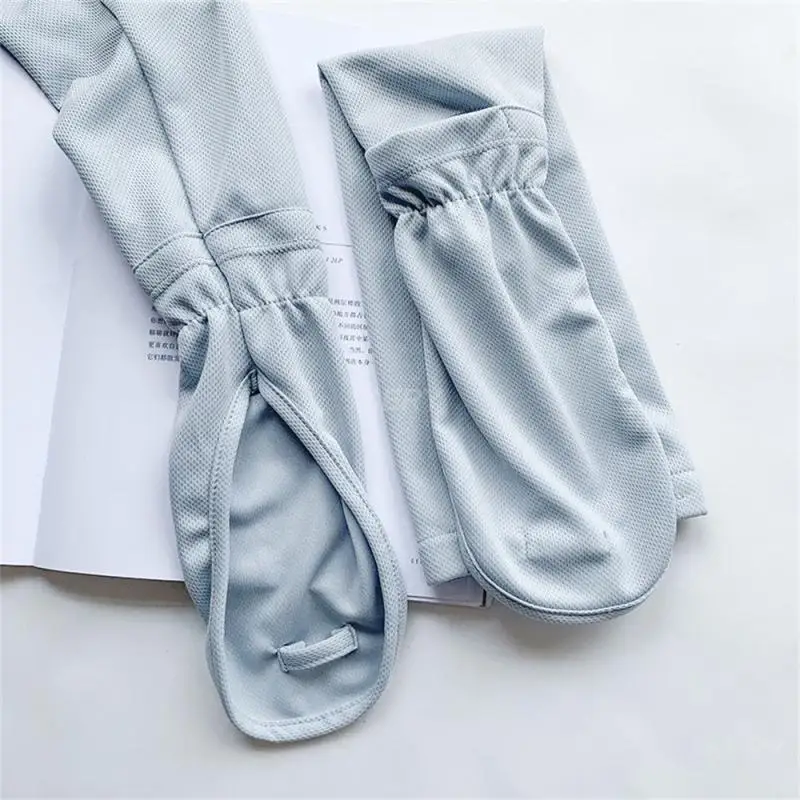 1~10PAIRS Loose Fitting Sunscreen Gloves Ventilate Sleeve Ice Fabric Summer Ice Silk Sleeves Arm Covers Sunscreen Sleeves