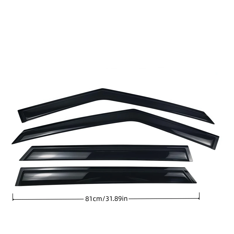 Car Side Window Wind Deflectors Rain GuardsFor CHERY Jaecoo J7 Explore 06 C-DM 2023-2025 Double Cab Weathershield Sun Visor