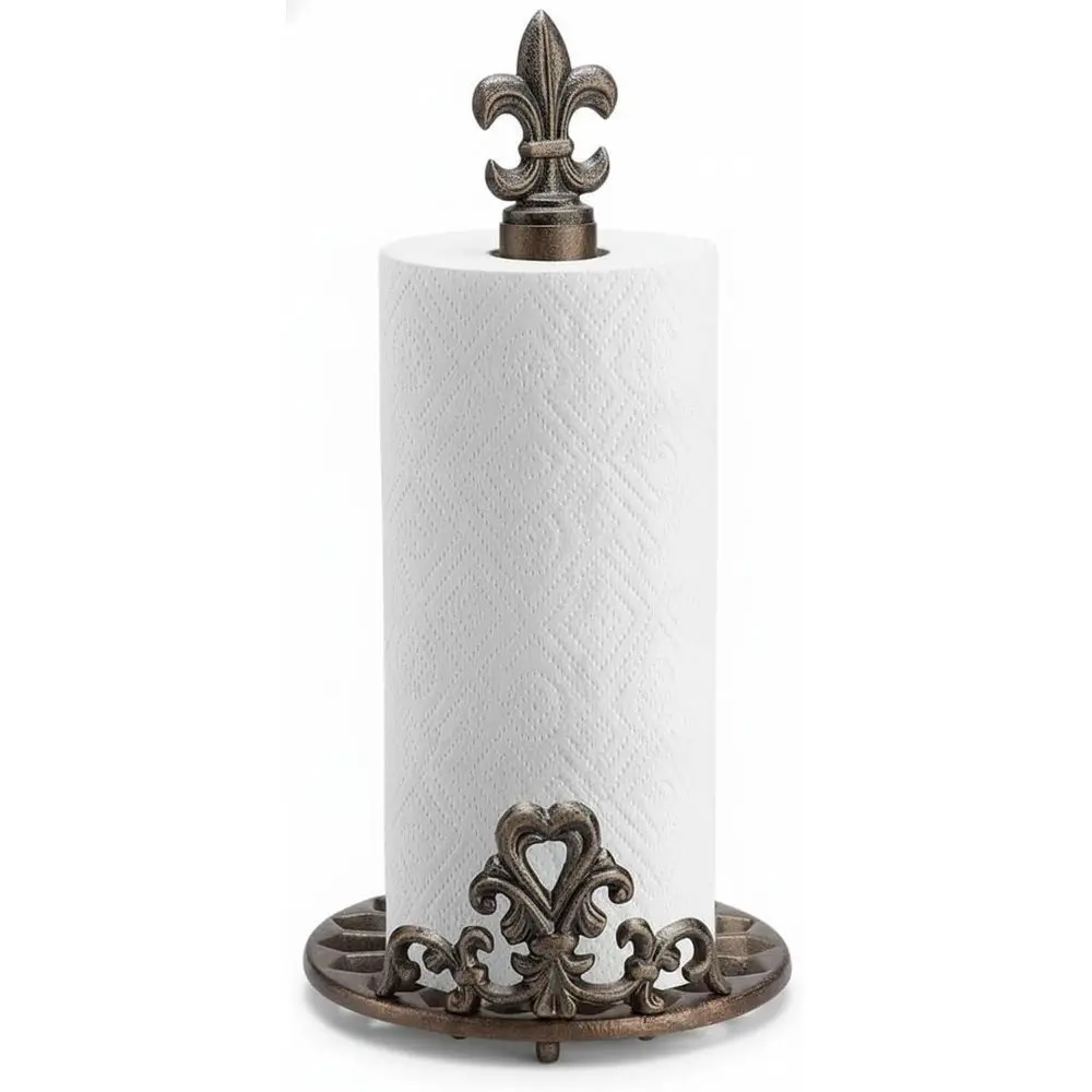 

Fleur-De-Lys Style Paper Towel Dispenser