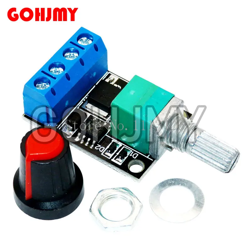 5V 12V 10A Voltage Regulator PWM DC Motor Speed Controller Governor Stepless Speed Regulator LED Dimmer Power Controller Motor