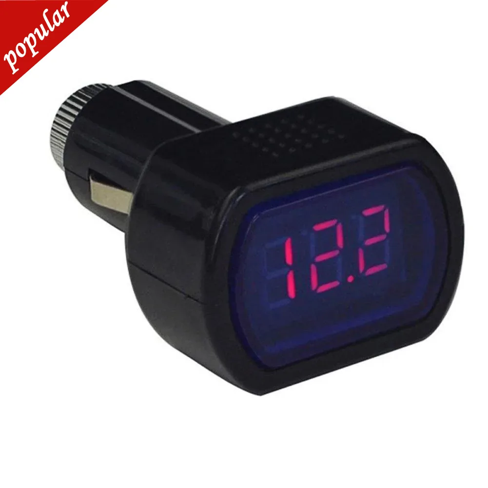 Mini 12V-24V Cigarette Lighter Electric Voltage Meter Tester Digital LED Display Gauge Voltmeter For Auto Car Battery Indicator