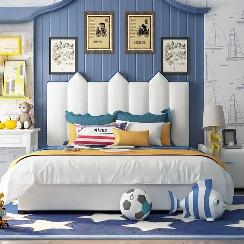 Normaal Wit Kinderbedden Minimalistisch Eenvoudig Luxe Houten Aangepaste Kinderbedden Enkel Ontwerp Modern Lettino Per Bambini Meubilair Thuis