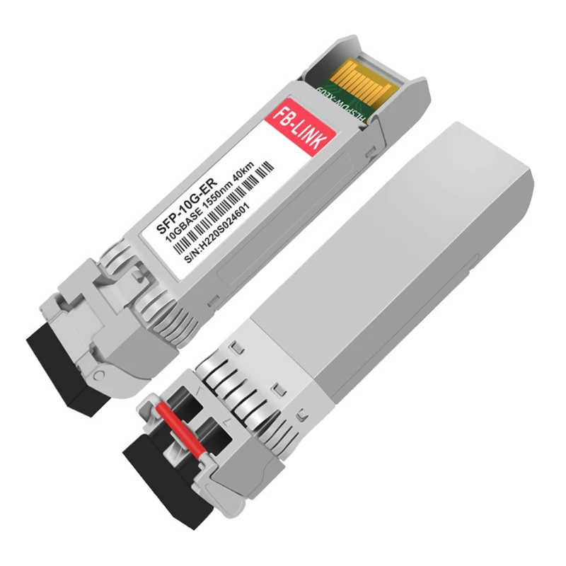 10G ER 1550nm 40KM SFP+ Singlemode Fiber Optical Module DDM compatible with Cisco Mikrotik ubiquiti Mellanox switch