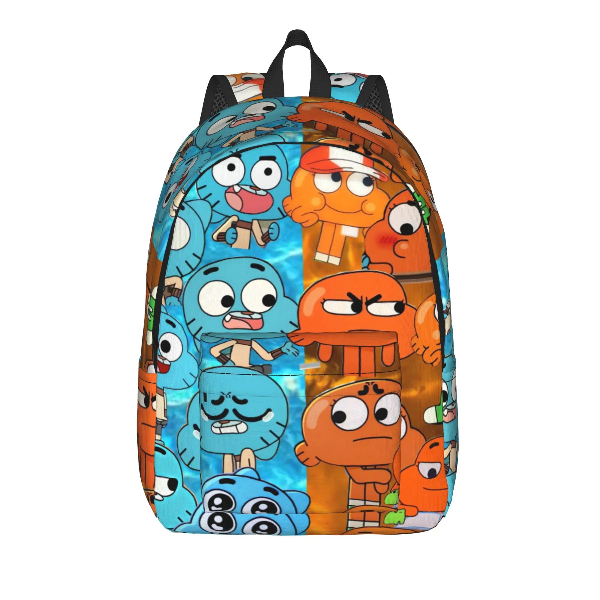 Gumball Gum Ball Watterson Amazing Cartoon Backpack Streetwear Backpacks Boy Girl Daily Breathable School Bags Colorful Rucksack