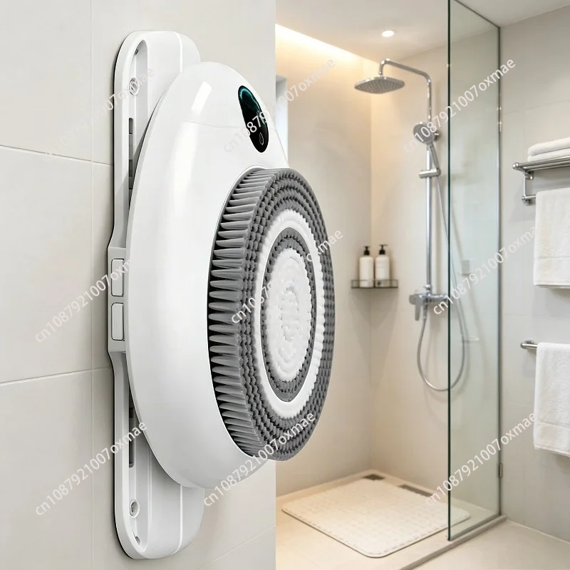 Movable Intelligent Auto Body Cleaner, Wall Mount Multi-Functional Household Automatic Cleaning Machine