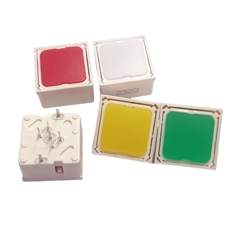 5PCS SH Salecom LT1-15-B2 Button Switch Dual Lights Keyboard Switch 15X15 Touch Switch Button for Keyboard
