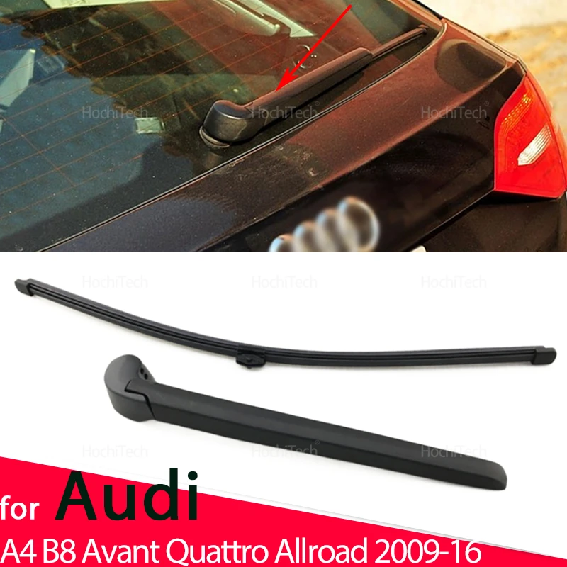 Rear Wiper Arm Blade Windshield Windscreen Window Rain Brush for Audi A4 B8 Avant Quattro Allroad 2009-2016 8K99554071P9 