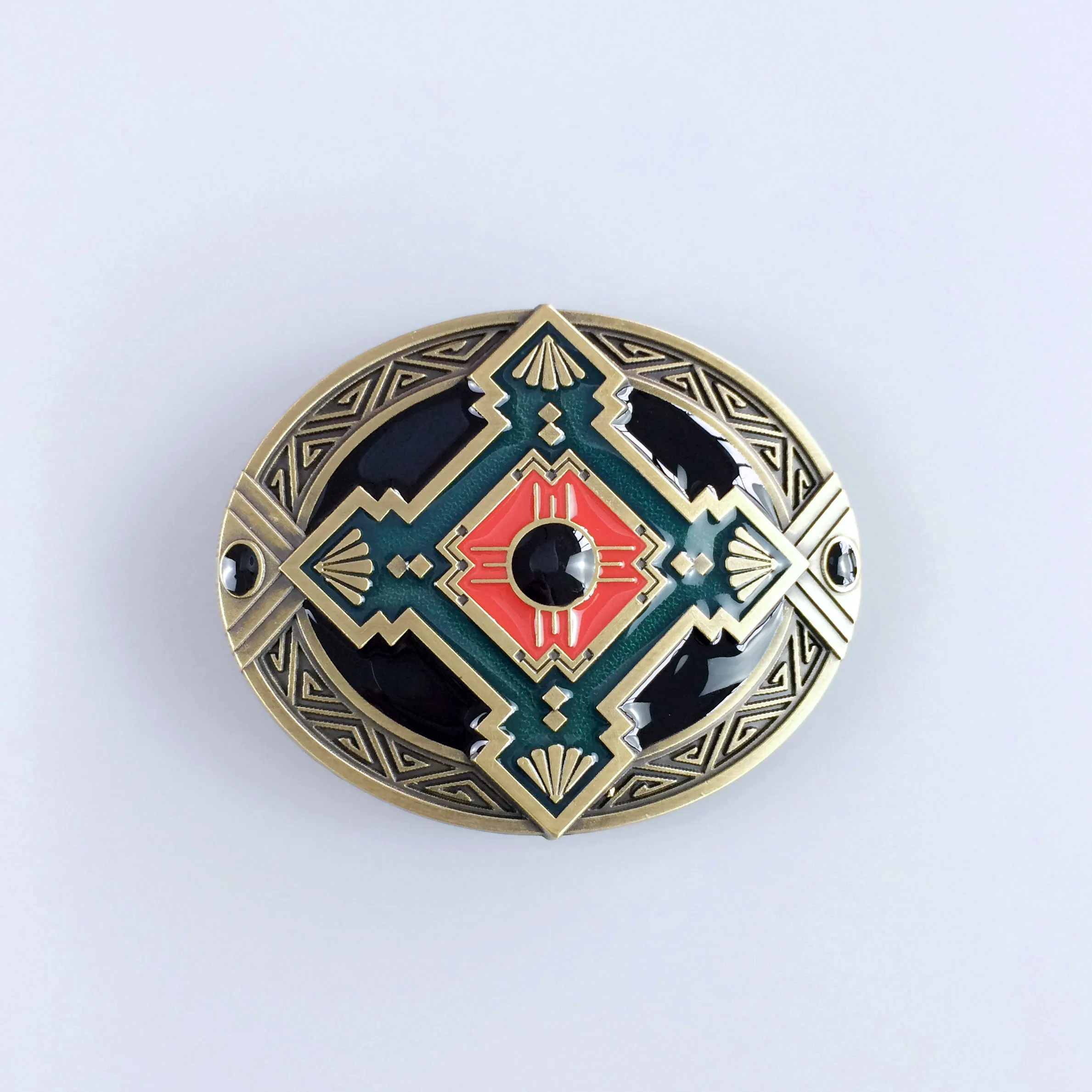 Celtic Knot Oval Southwest Belt Bucke Gurtelschnalle Boucle de ceinture BUCKLE-WT059 Free Shipping