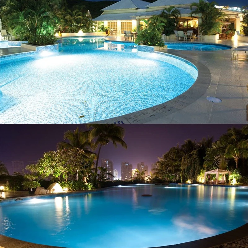 DC12V LED swimming pool light waterproof warm white diving light