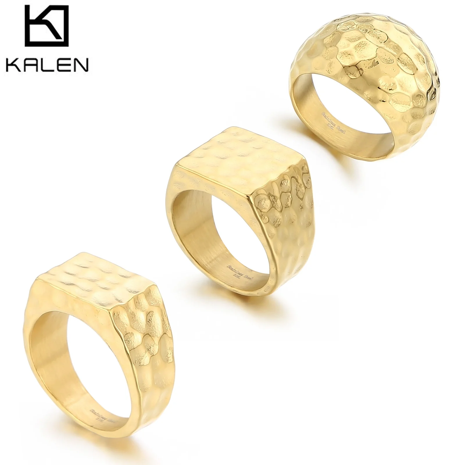 #7-#11 Geometric Ring - Stainless Steel 316L - KR105954-KJX