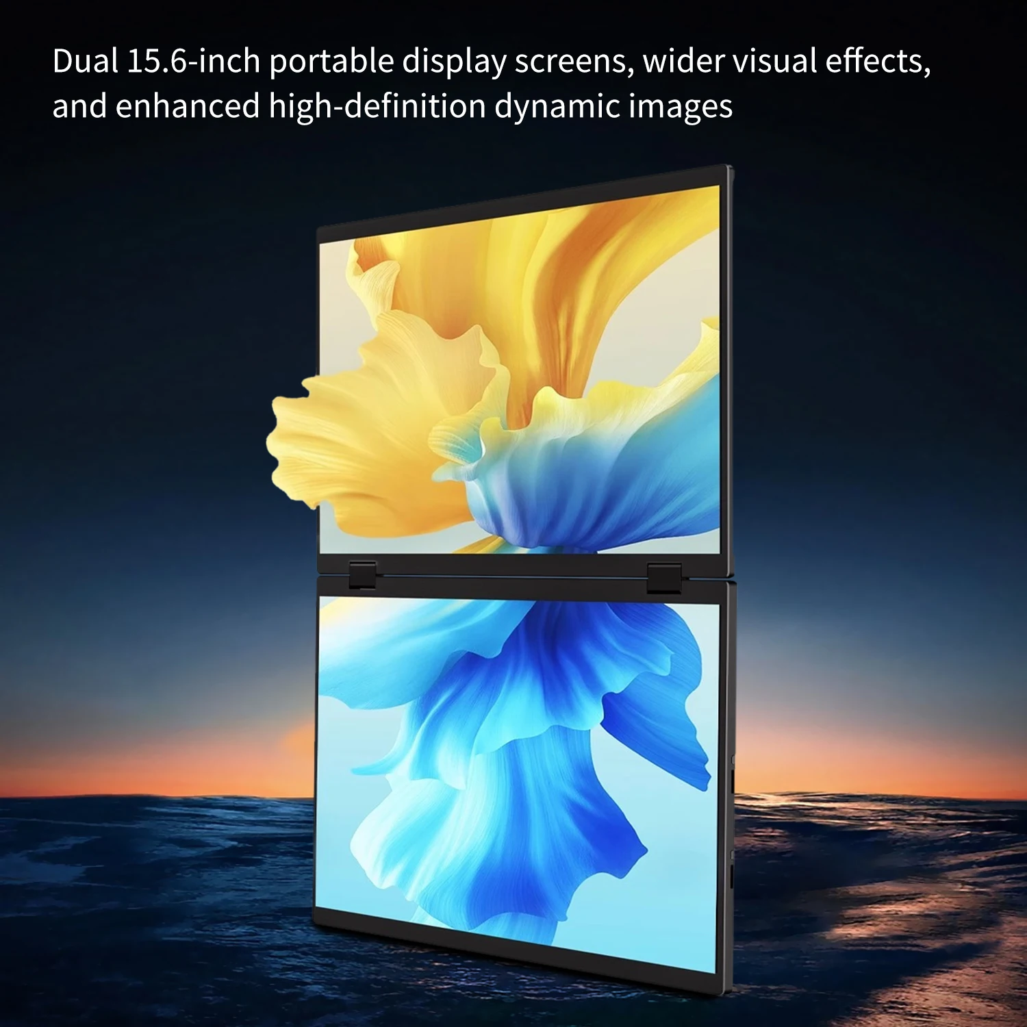 Ordenador portátil con doble pantalla IPS 15,6 P, diseño ODM de fábrica, extensor de 1080 pulgadas