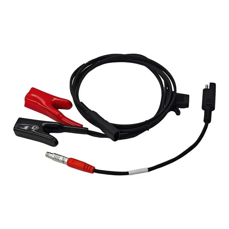 AED7-External Power Cable 5Pin A00302+A00400 Cable With Alligator Clips For Trimble For Topcon Total Stations GPS Hiper