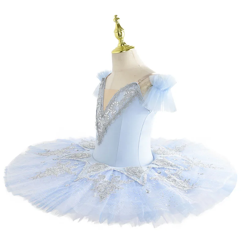 Professionelle Ballett Tutu Mädchen Weiß Schwanensee Platter Pfannkuchen Tutu Ballerina Party Kleid Kind Kinder Ballett Tanz Kostüm