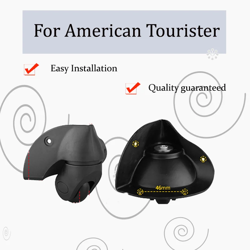 

For American Tourister 89Z Super Durable Luggage Wheels - Material Weight Capacity Lifetime Warranty Omni-Directional Rotation