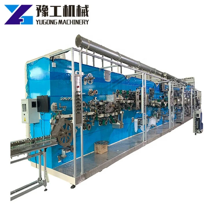 YG Brand Low Cost Cloth Sanitary Napkin Glue Making Machine Price for Sale