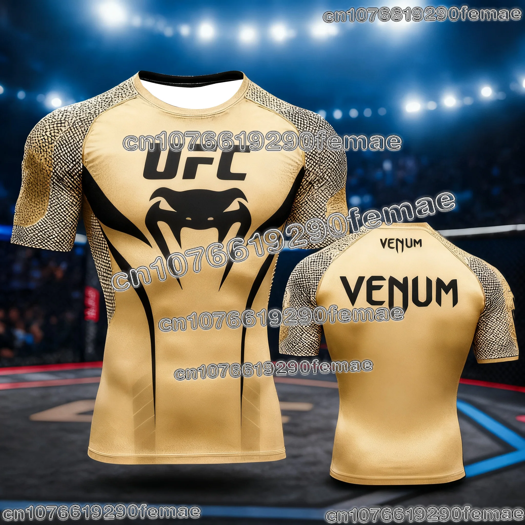 UFC مقاتلة تي شيرت للرجال ثلاثية الأبعاد طباعة قصيرة الأكمام س الرقبة اللياقة البدنية الصالة الرياضية تجريب رداء علوي غير رسمي لملابس الشارع الرياضية الصيفية