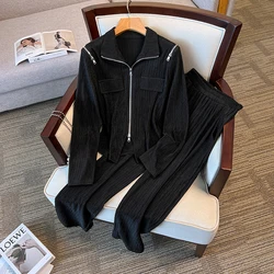 spring Two Piece Sets Women Tracksuit Oversized Suit 2024 Autumn Trouser Suits Female Sweatshirt Solid Sports Hoodie Sportswear