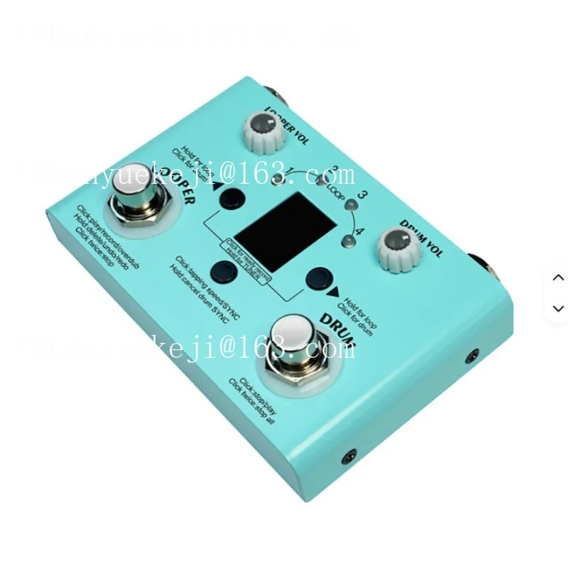 Speed looper pedal and V2 drum machine high precision tuner effect pedal effector