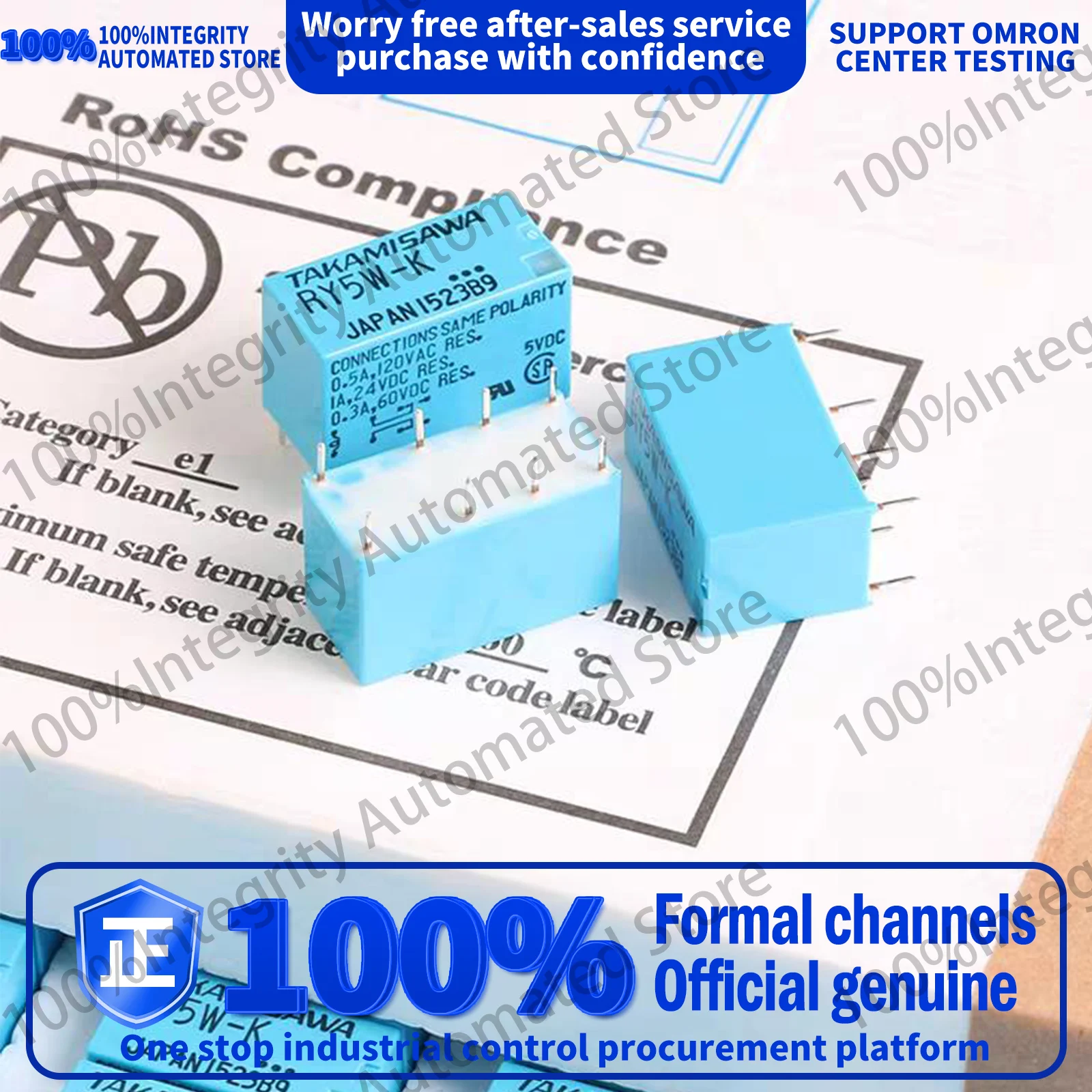 

5PCS 100% Brand New Original elay RY5W-K 8PIN 1A RY12W-K 8PIN 1A RY24W-K 8PIN 1A