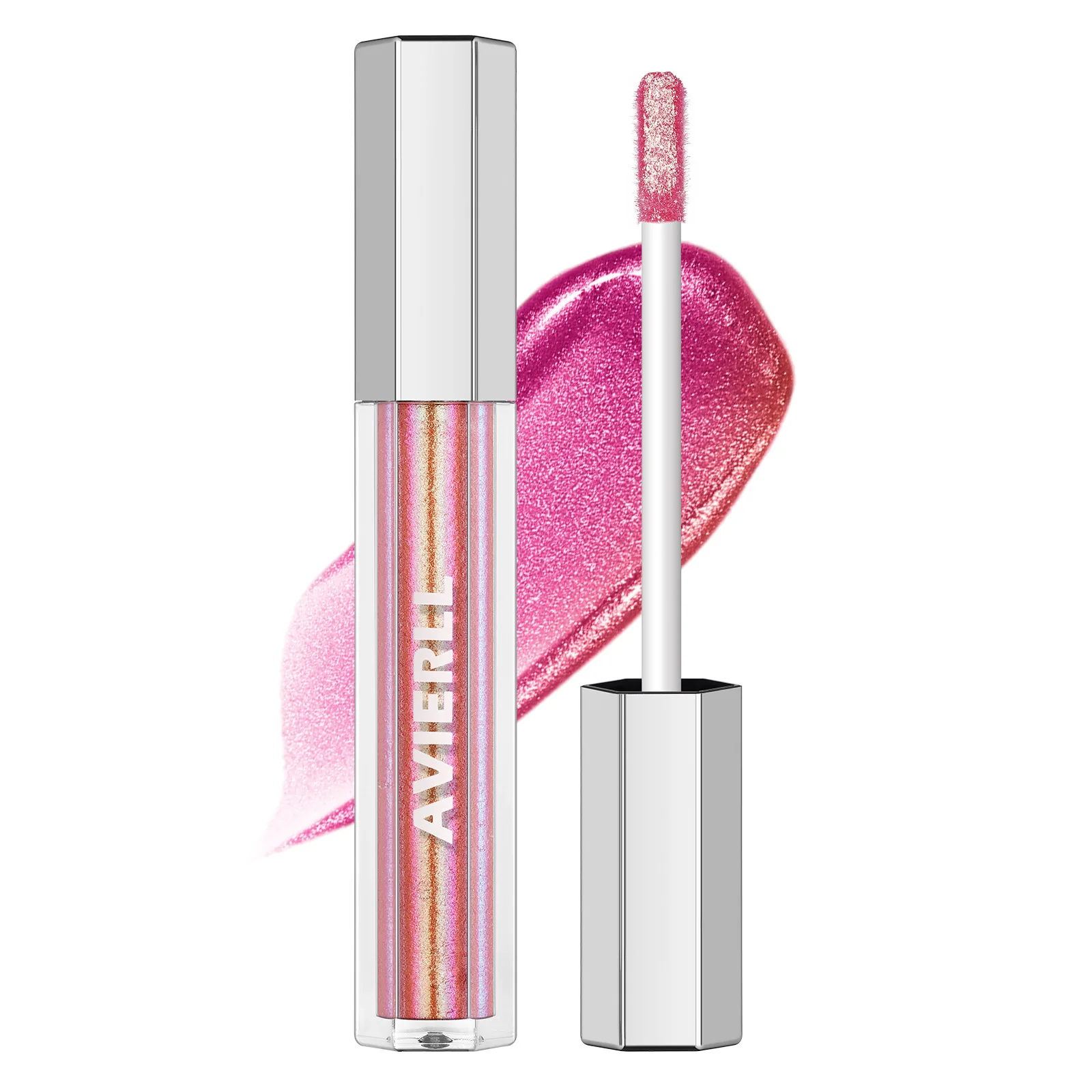 8-kleuren burst flash gepolariseerde lip honing parelmoer kleurenshow lipglazuur langdurige hydraterende hydratatie lipgloss