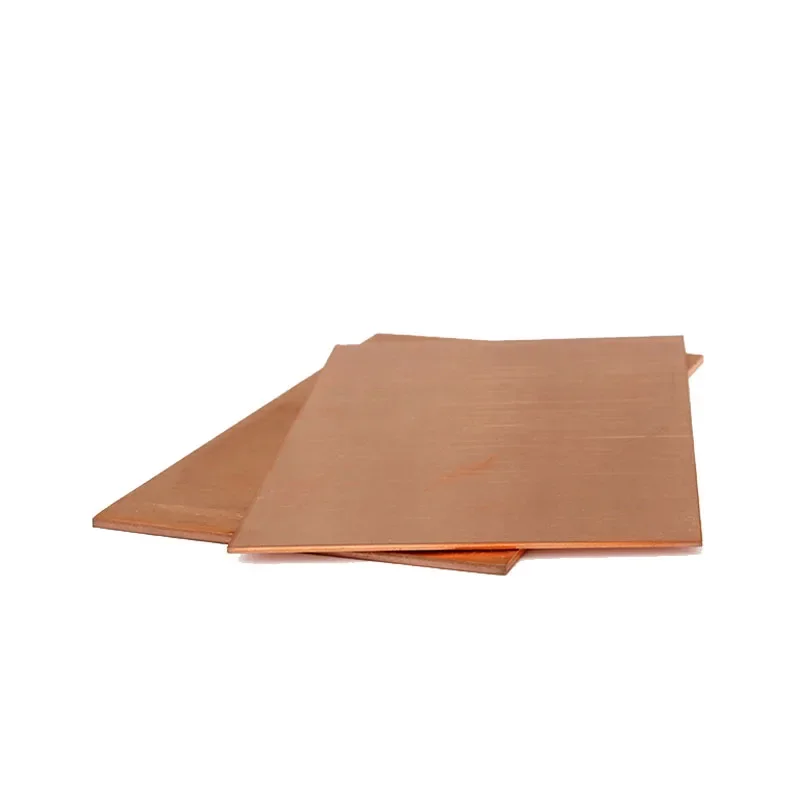 Thick 0.3-6mm T2 99.99% Pure Cu Metal Sheet Foil Plate Copper Plate Red Copper Block For GPU CPU VGA Chip RAM Cooling