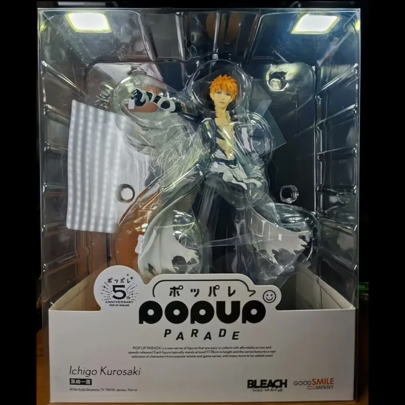 Good Smile Original Pop Up Parade Bleach Kurosaki Ichigo Ishida Uryuu Anime Figurki akcji Zabawki dla dzieci Prezent Model kolekcjonerski