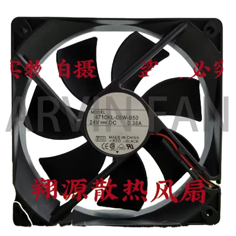 العلامة التجارية الجديدة 4710KL-05W-B50 12025 0.38A 24V مروحة تبريد المعدات