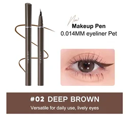 Judydoll New Black Liquid Eyeliner Pencil Waterproof 24 Hours Long Lasting Eye Makeup Smooth Superfine Eye Liner Pen