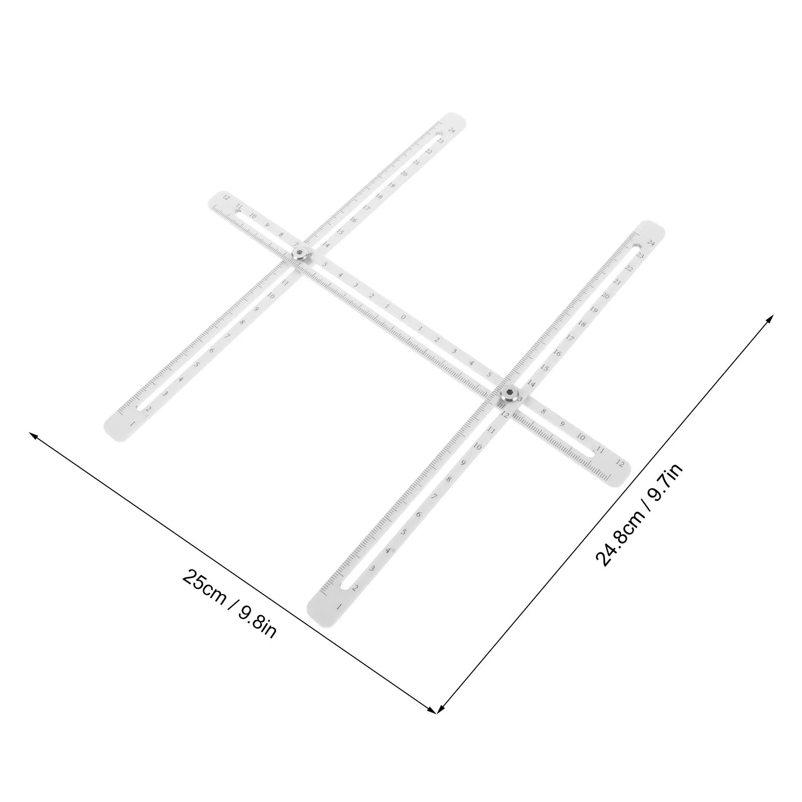 1Set Pottery Measuring Tools Ceramic Clay Ruler Precision Thickness Gauge for Diameter Height Length Multi-Use Plastic Metal