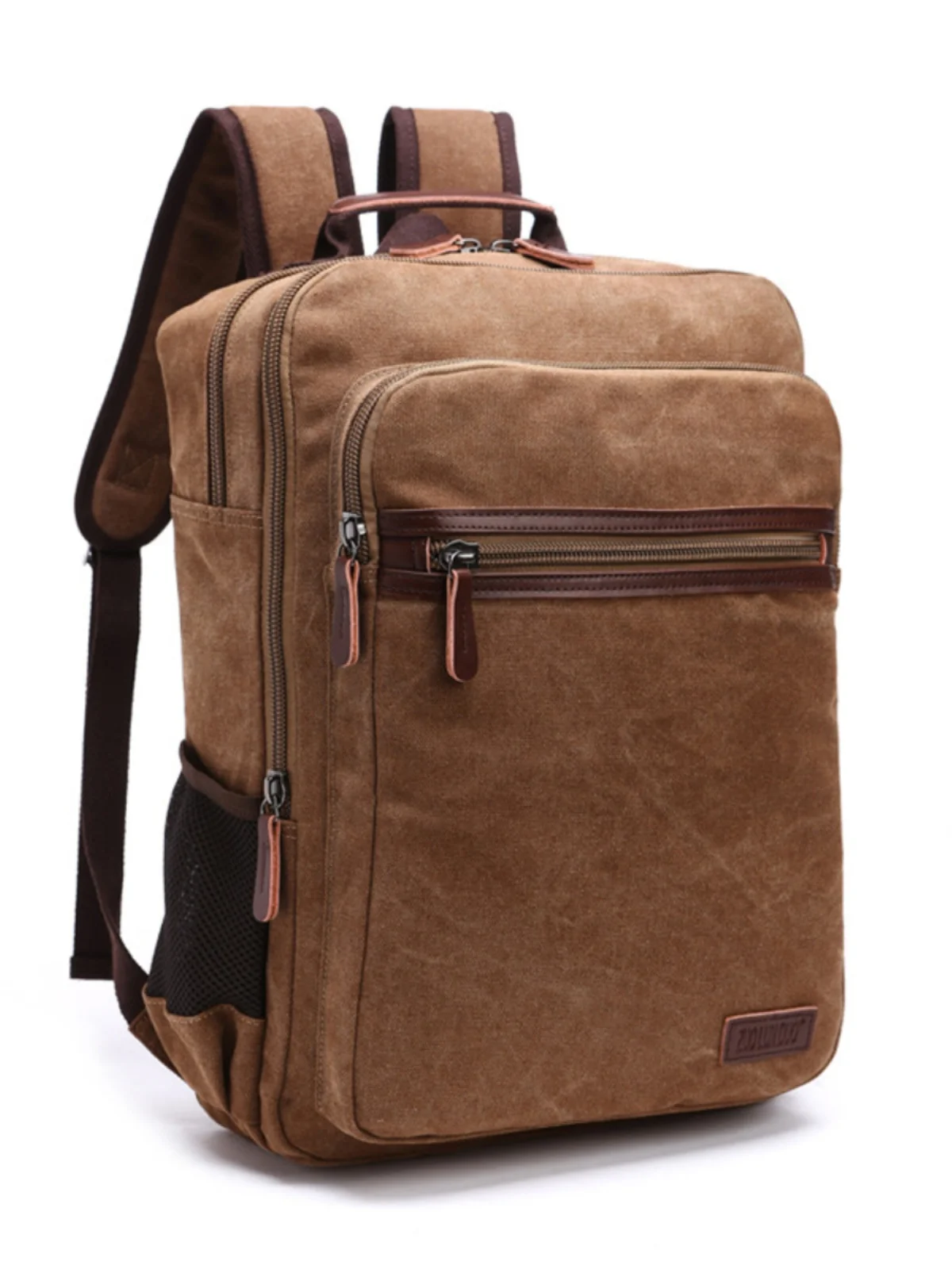 

Casual Canvas Student Bapa Large Capaci Travel Laptop Bag Trendy Youth oulder Bag with Cuter Carent for ort...