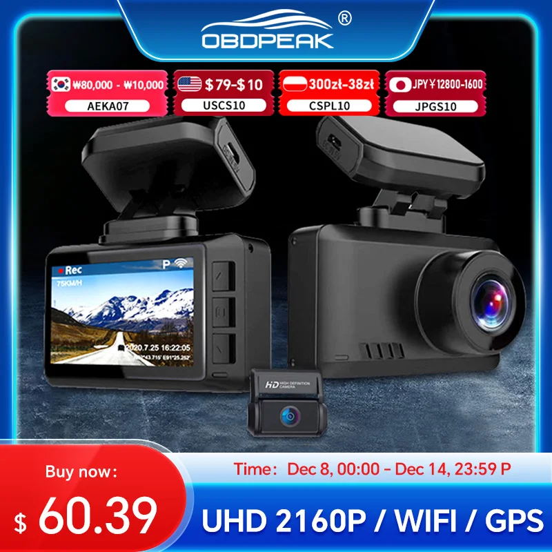 Obdpeak 4K Dashcam … - image