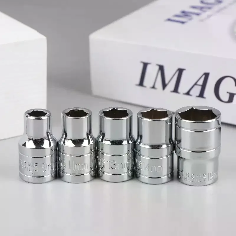 

8-32mm 1/2" Drive Deep Impact Socket Set Drive Metric Wrench Socket Deep Impact Socket Pneumatic Wrench Head Tire Removal Tools