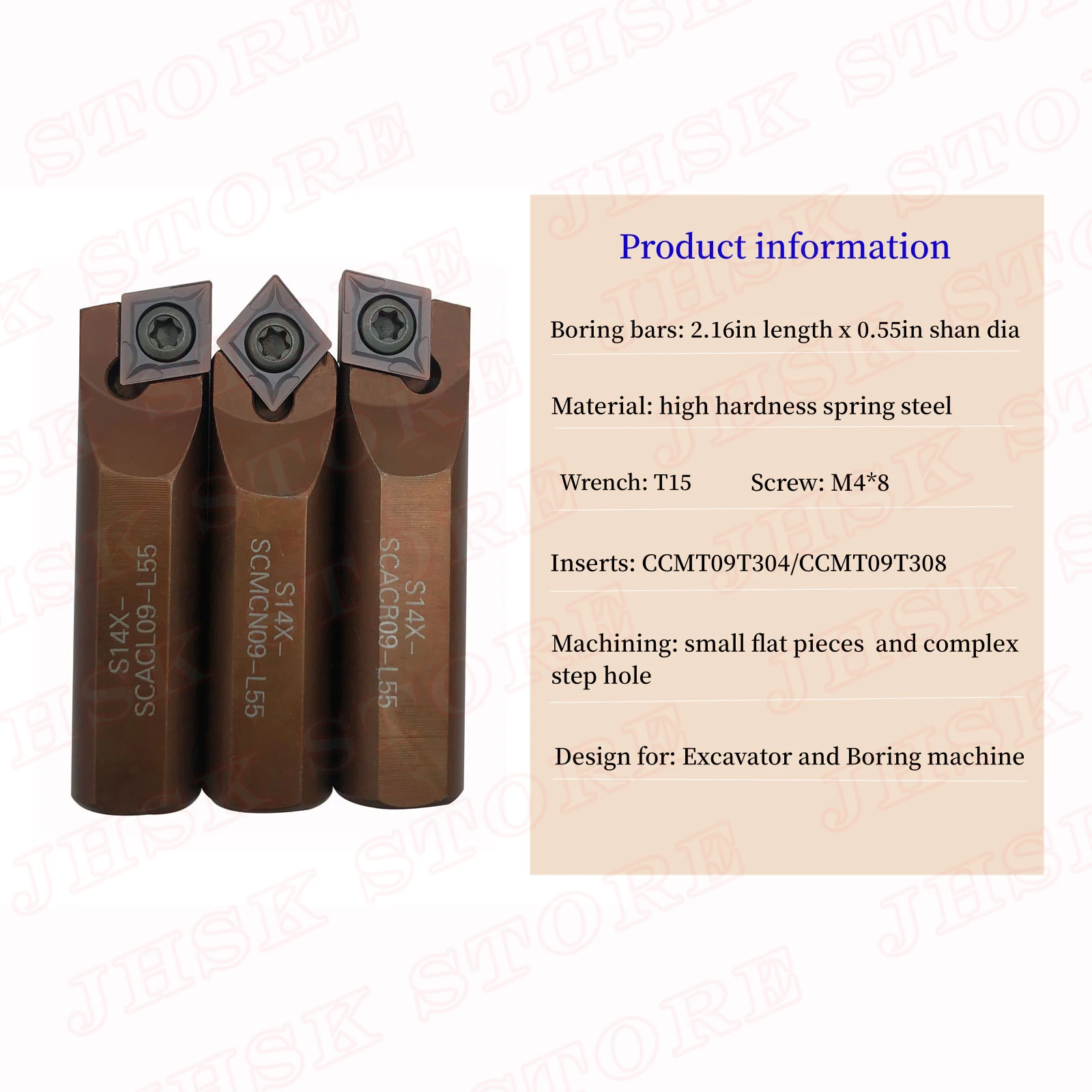 S14X SCMCN09 SCMCR09 SCMCL09 High quality boring machine special boring tool holder with CCMT09T304 Carbide Turning inserts