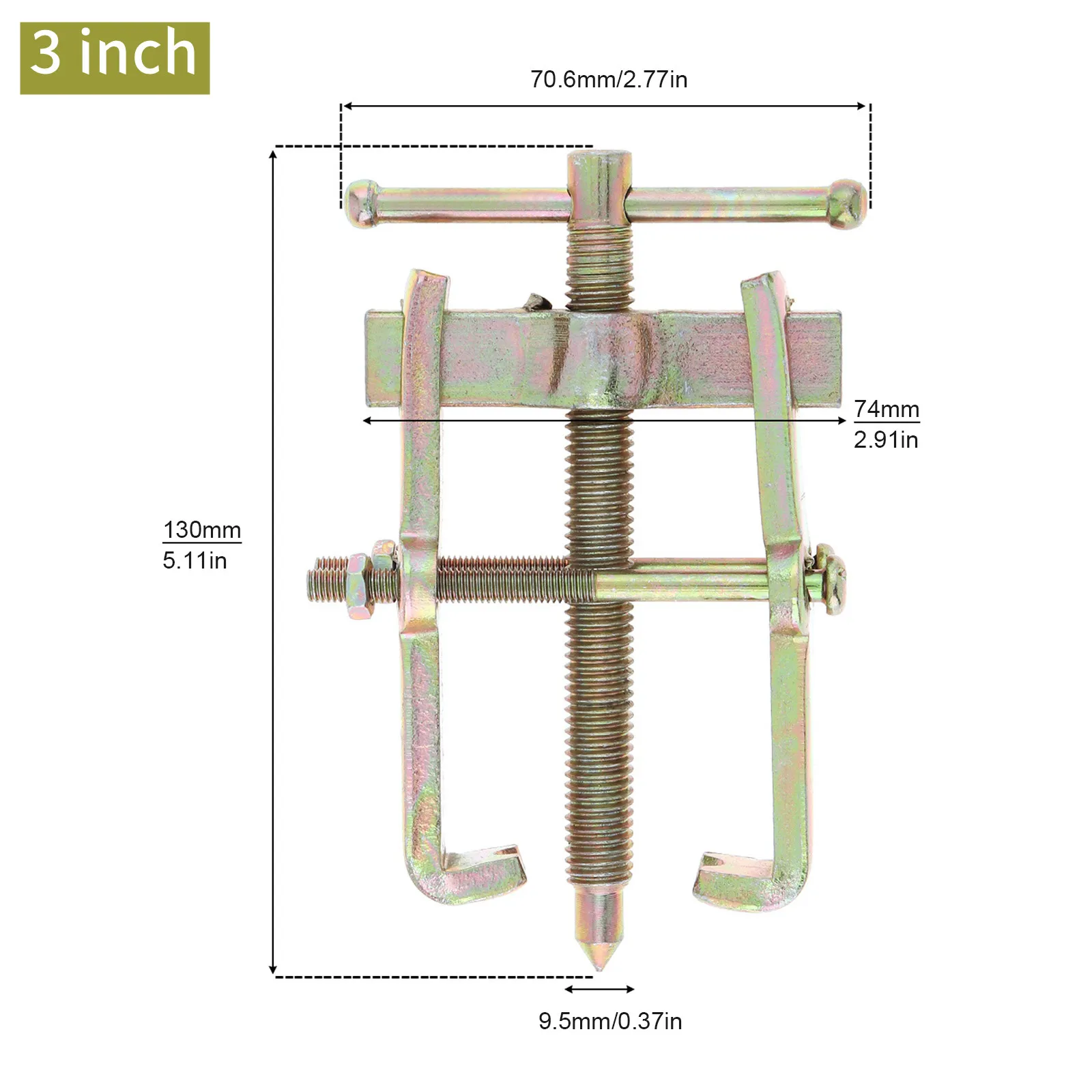 3/4/6/8 Inch 2-Jaw Puller Separate Lifting Device Multi-purpose Pull Strengthen Bearing Puller for Auto Mechanic Hand Tools